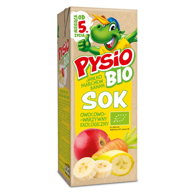 Jus pomme - carotte - banane BIO 200ml PYSIO