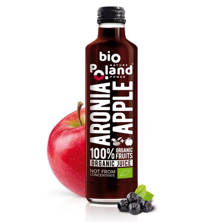 Jus de pomme - aronia 100% NFC BIO 250ml - BIOPOLAND