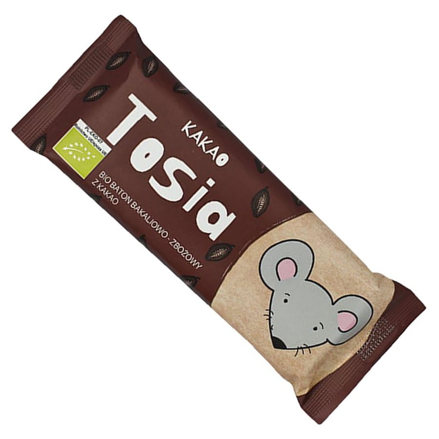 Barre Tosia, noix et raisins secs au cacao HELPA BIO 37g