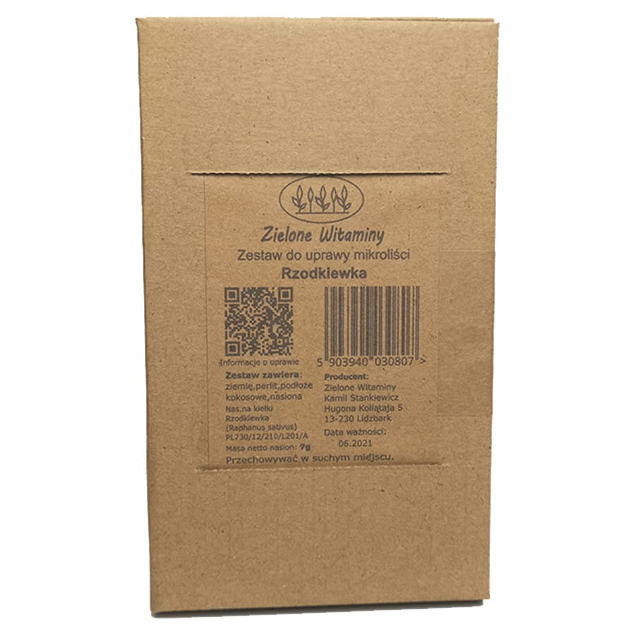 Kit de culture de microfloves - radis GREEN VITAMINS