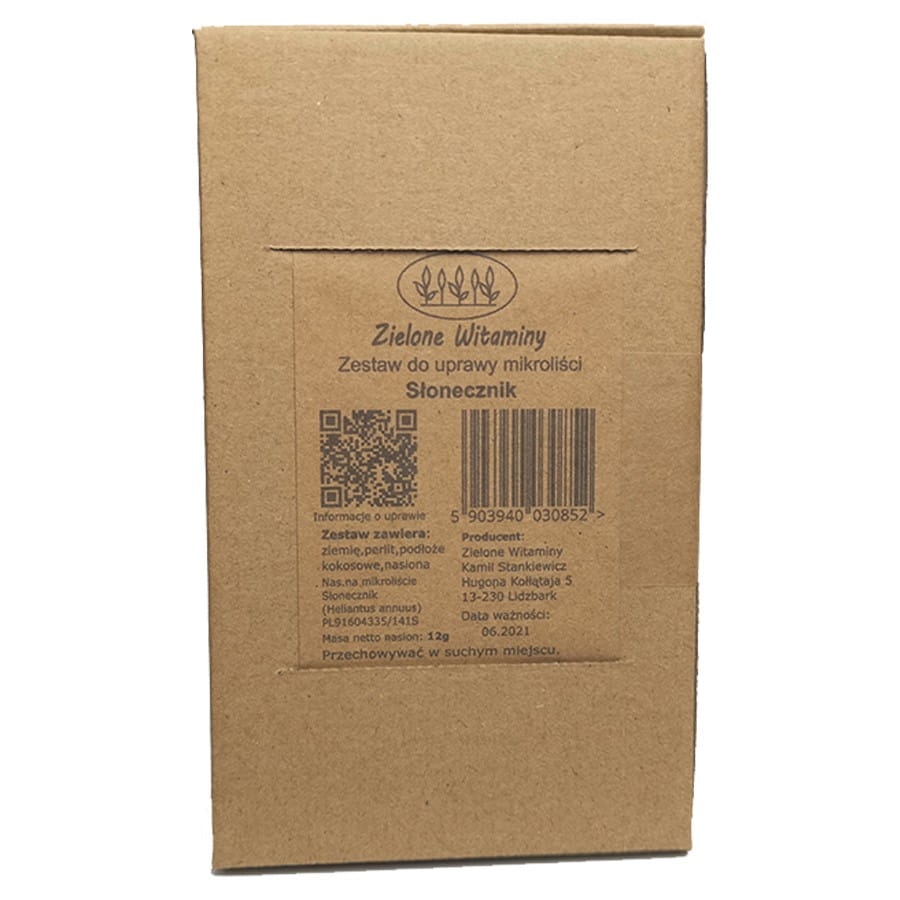 Kit de culture microfloves - tournesol GREEN VITAMINS