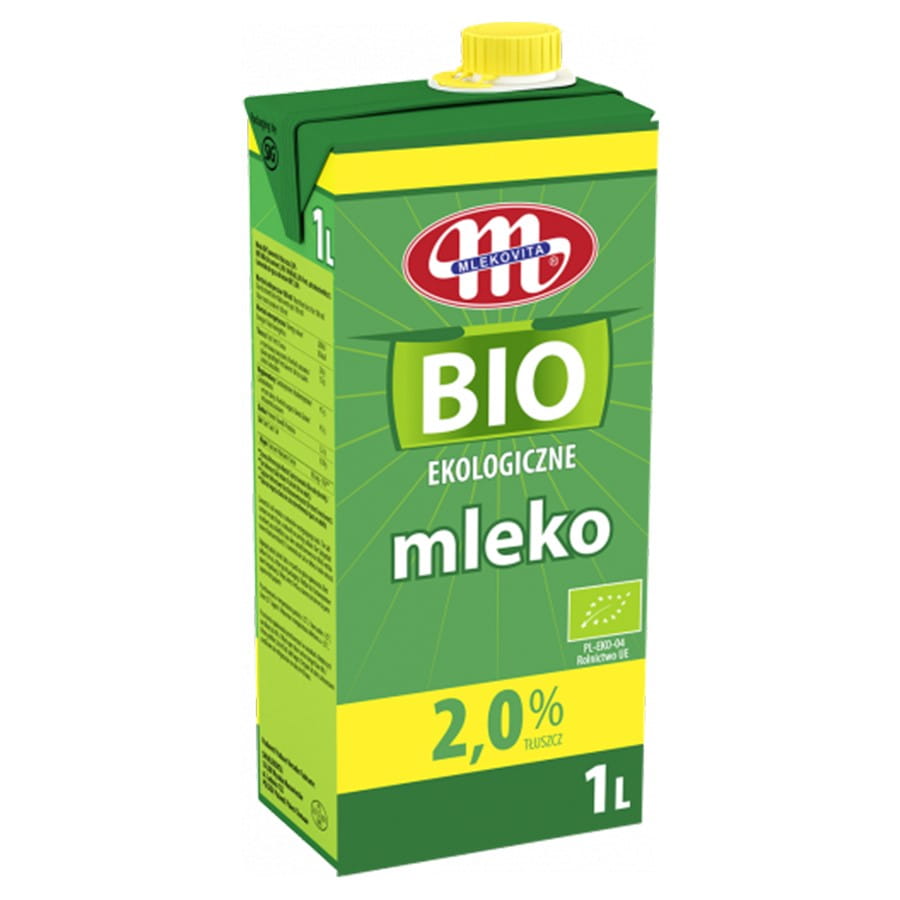 Lait UHT 2% BIO 1l MLEKOVITA