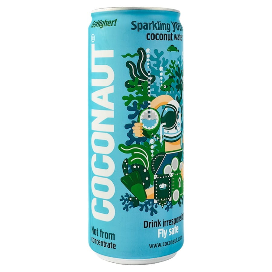 Eau gazéifiée de jeune coco 320ml COCONAUT