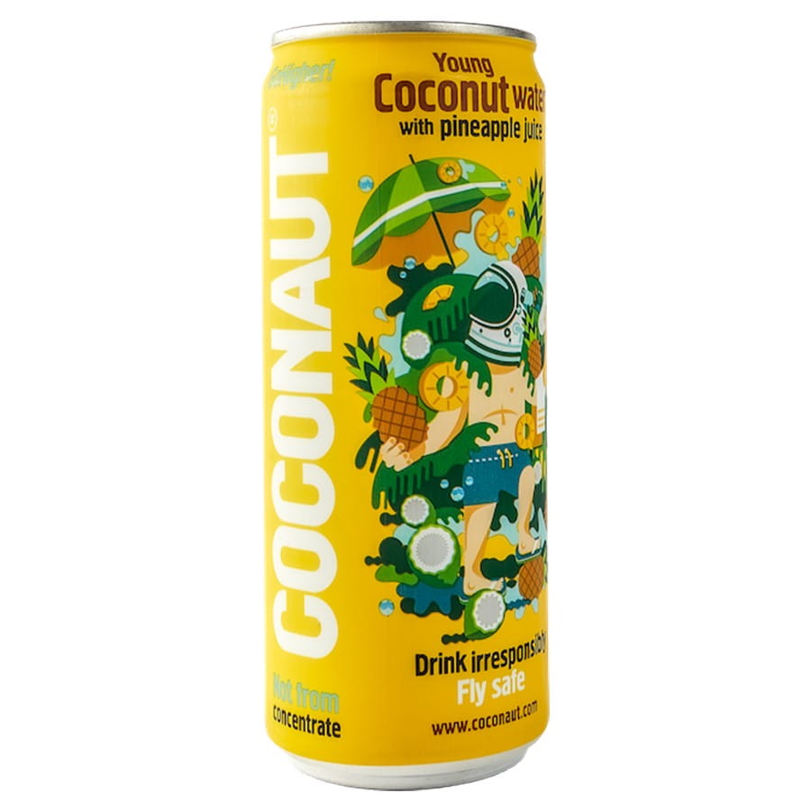 Eau de coco de jeune coco au jus d'ananas NFC 320ml COCONAUT