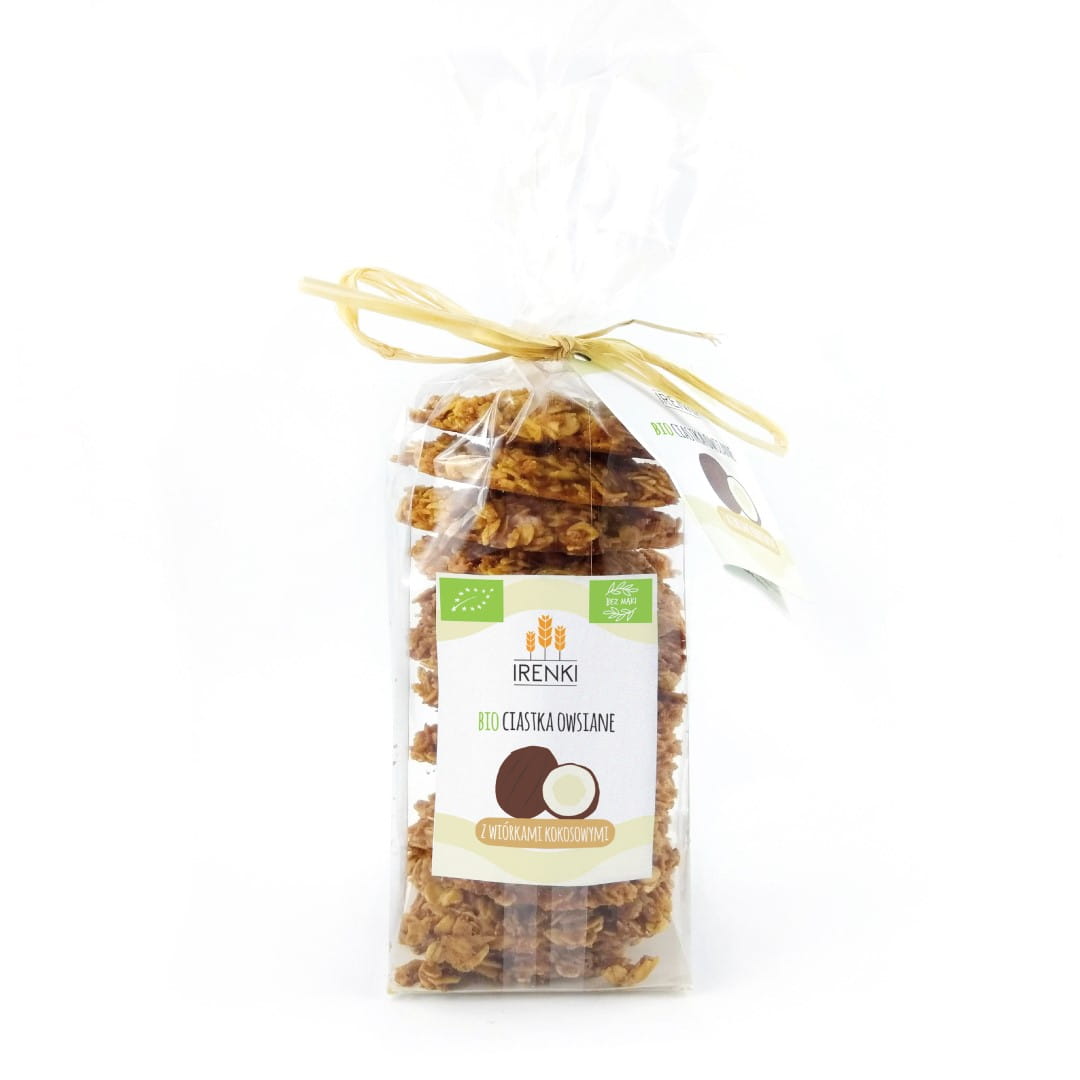Biscuits d'avoine à la noix de coco BIO 150g IRENA