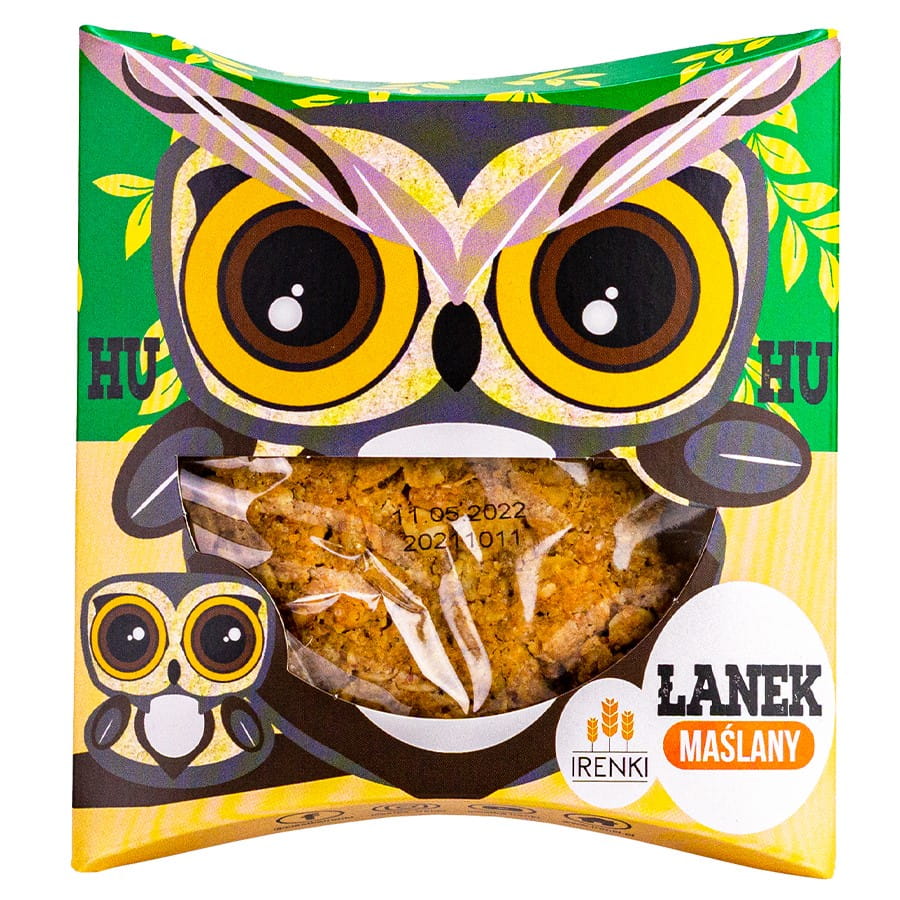 Galettes d'avoine au beurre - hibou 35g IRENKA