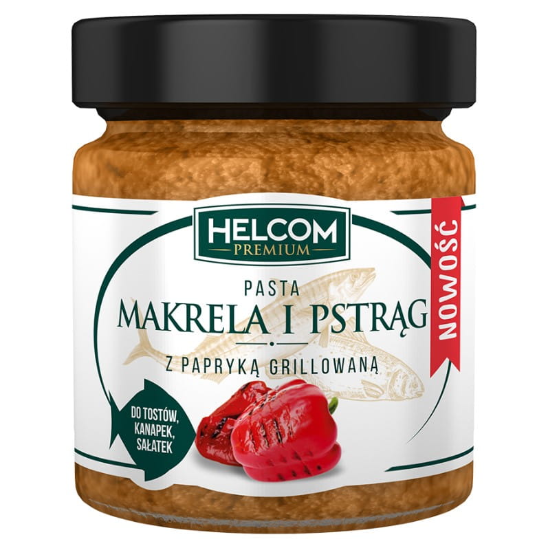 Pâte de maquereau et truite au poivre grillé 180g HELCOM