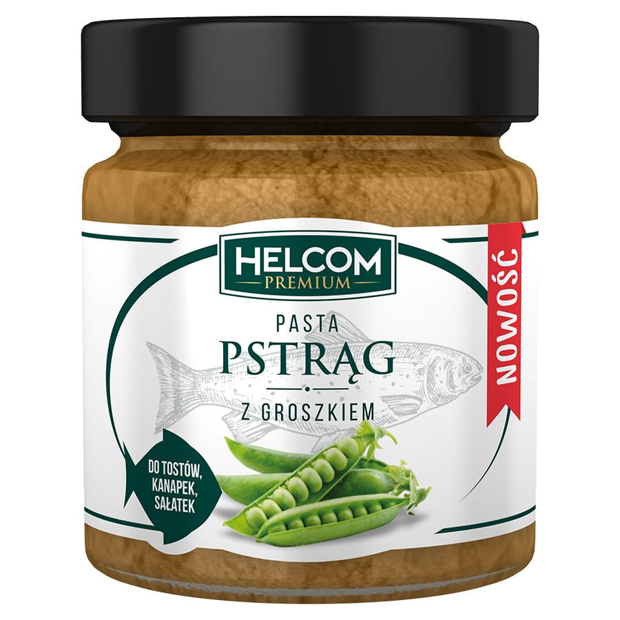 Pâte de truite aux petits pois 180g HELCOM