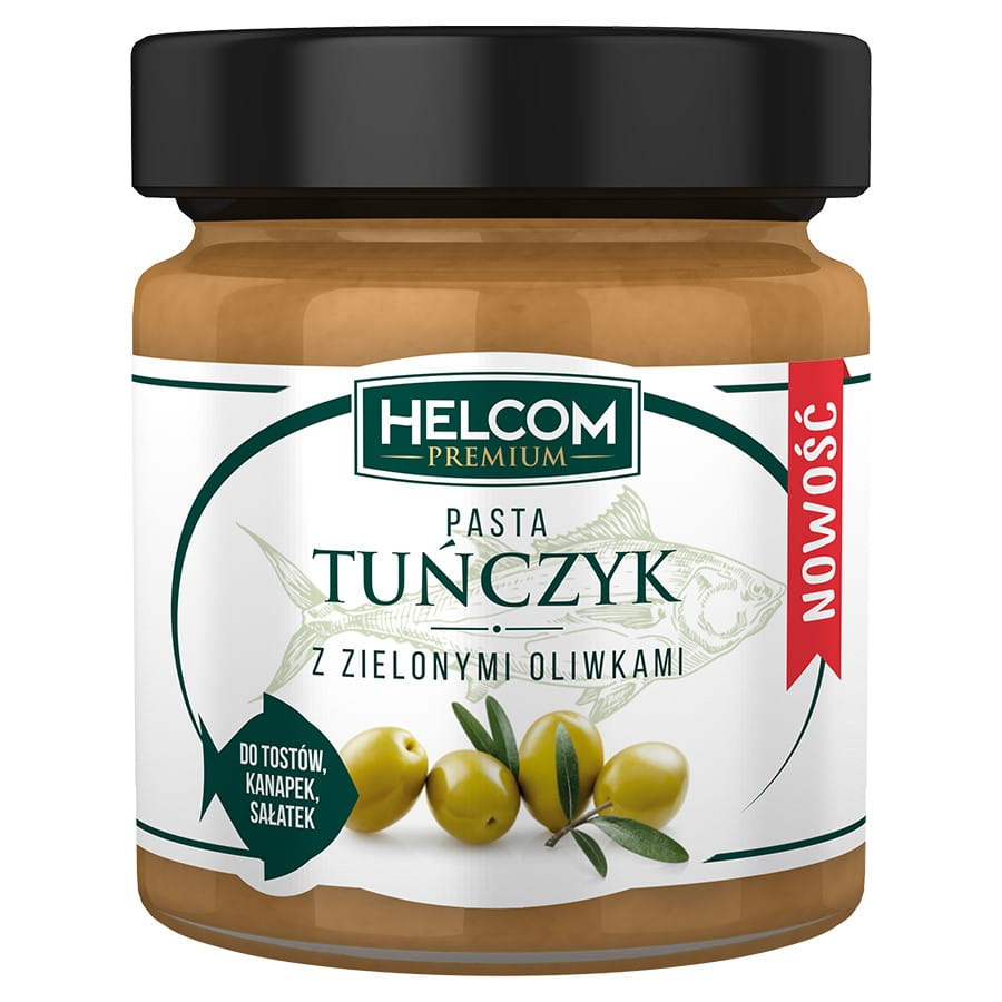 Pâte de thon aux olives vertes 180g HELCOM