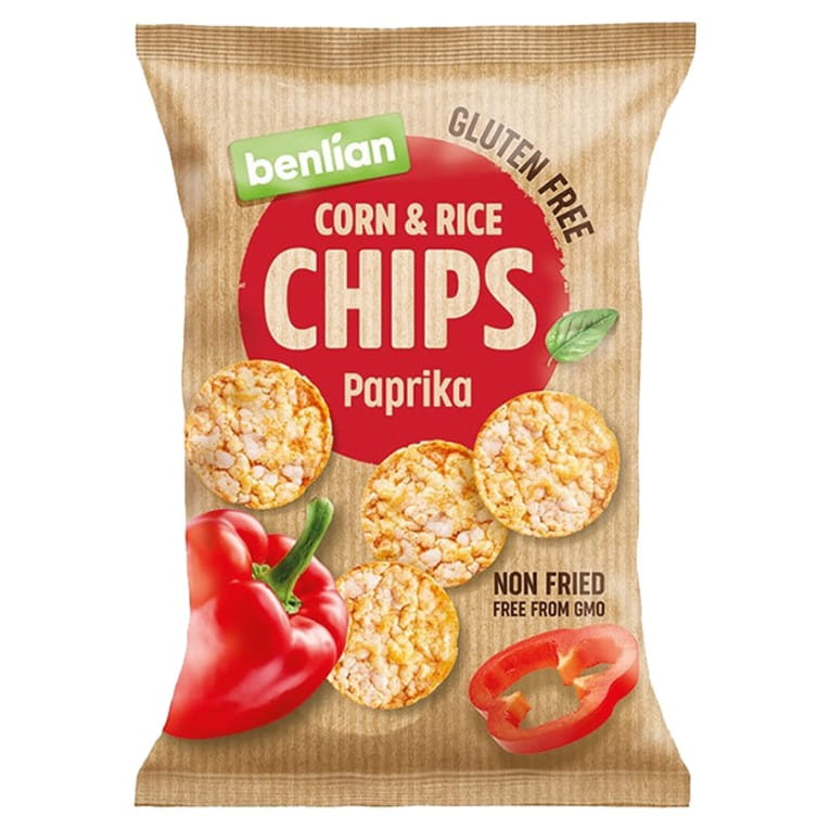 Chips de maïs et riz - poivre 50g BENLIAN