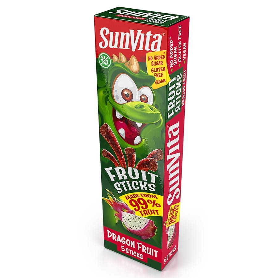 Bâtonnets de fruits sans sucre ajouté - à boire 100g (5x20g) SUNVITA