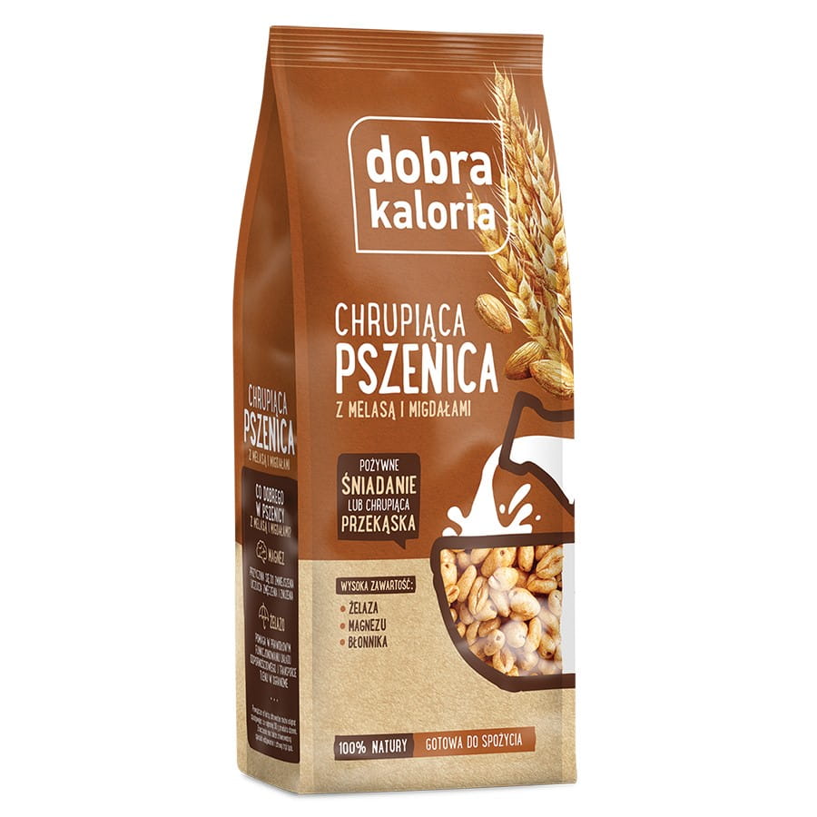 Croustillant de blé à la mélasse et aux amandes 120g GOOD KALORIA