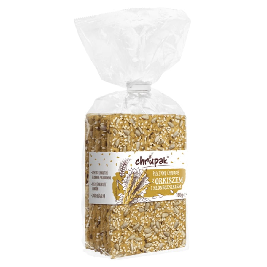 Pain croustillant épeautre + graines de tournesol 180g CHRUPAK