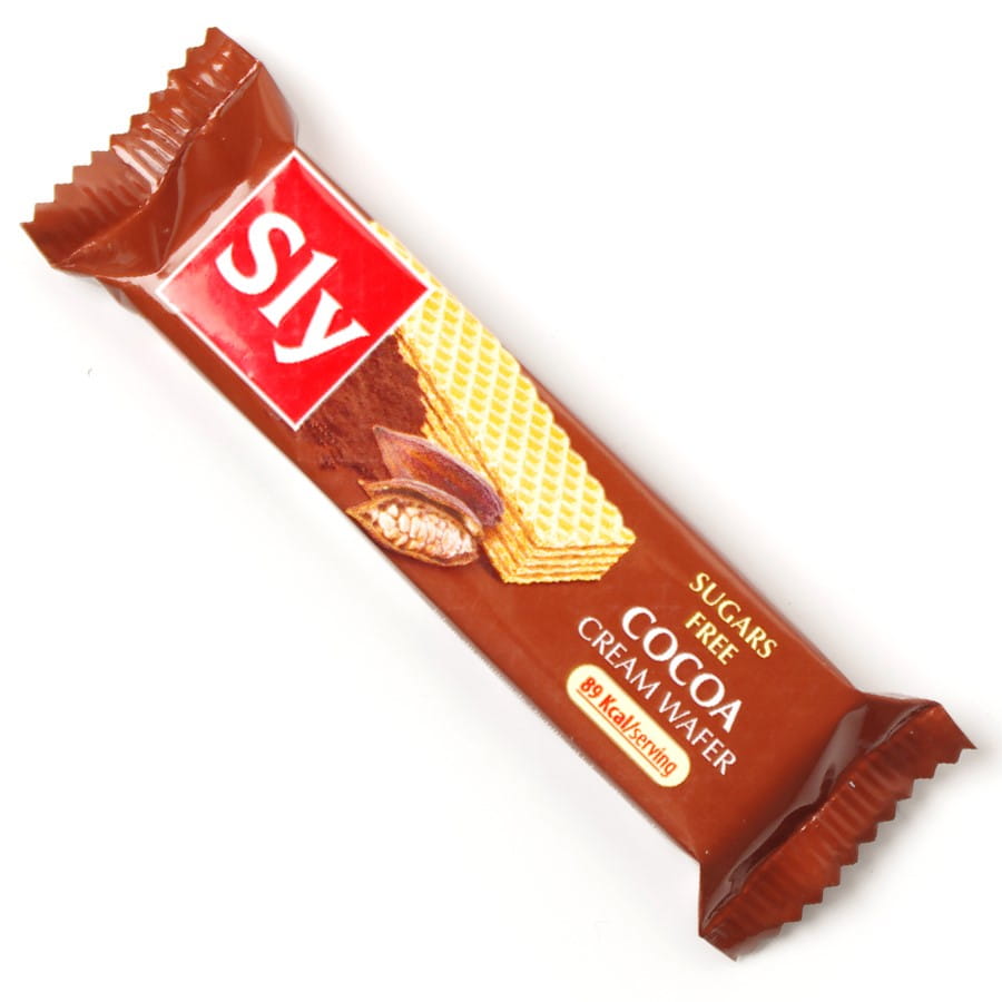 Gaufrette à la crème de cacao sans sucre ajouté 20g SLY NUTRITIA