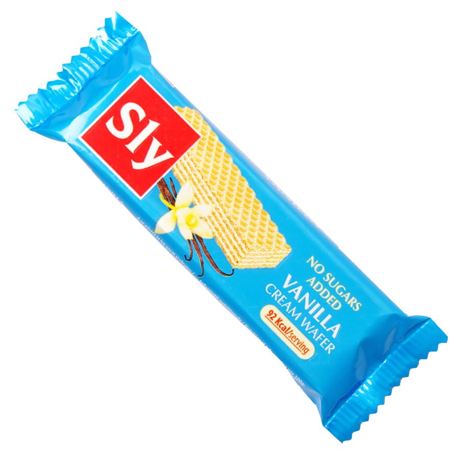 Gaufrette crème vanille sans sucre ajouté 20g SLY NUTRITIA