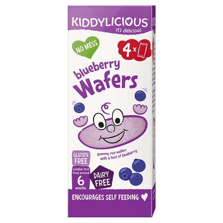 Mini gaufres - myrtille 16g KIDDYLICIOUS