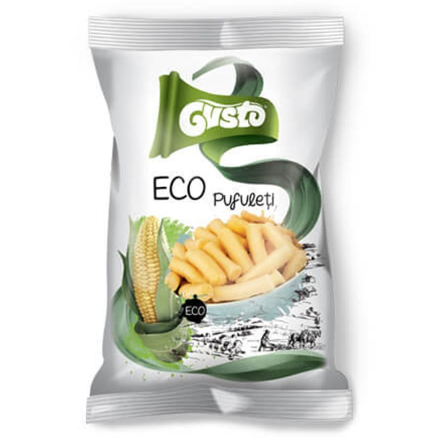 Chips de maïs bio naturel 35g GUSTO PUFULETI