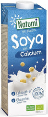 Boisson de soja sans gluten au calcium d'algues marines BIO 1000 ml - NATUMI