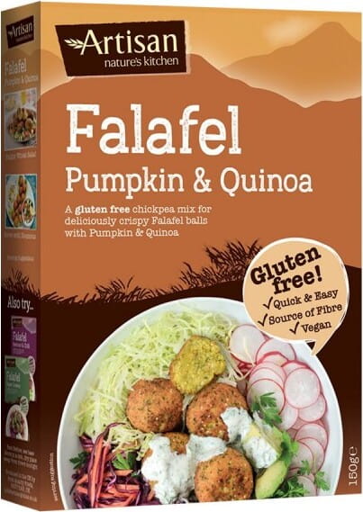 Falafel de pois chiches au potiron et quinoa 150g GRAINS ARTISANAUX