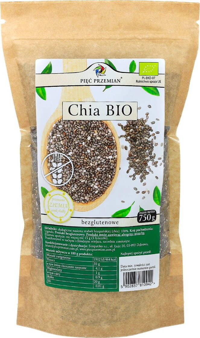 Graines de chia BIO 750g CINQ CHANGEMENTS