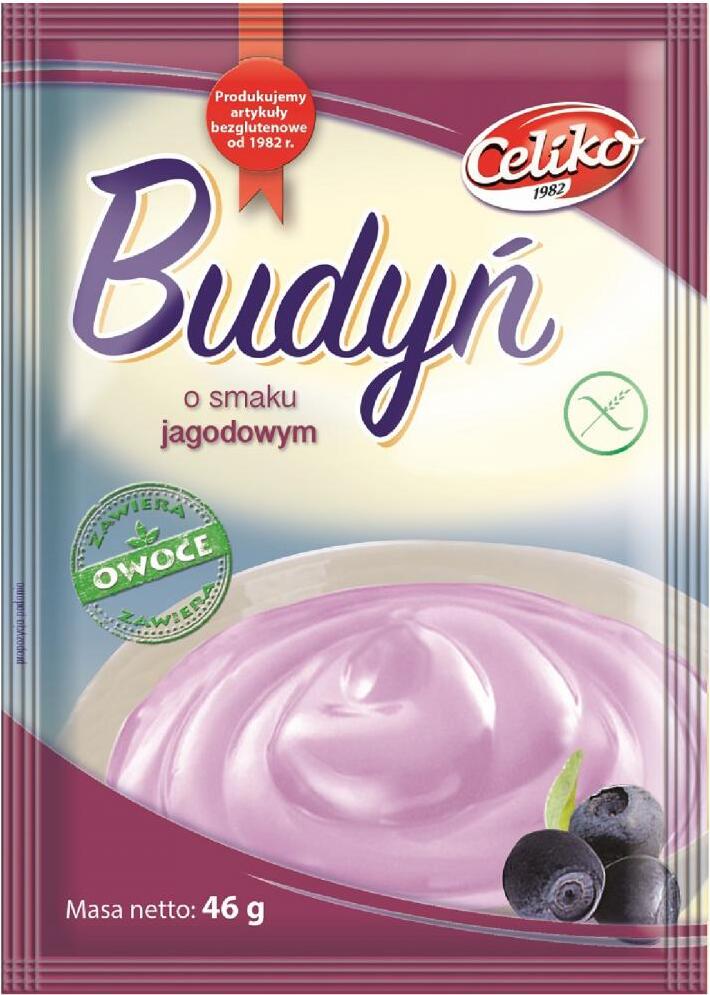 Pudding saveur baies sans gluten 46g CELIKO