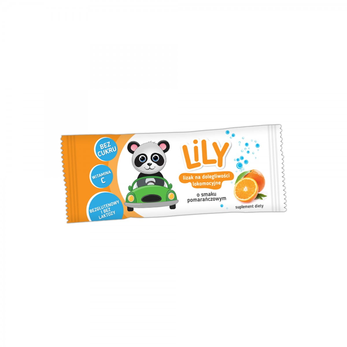 Sucette aux vitamines pour les maux de mouvement 8 g - LILY CANDY