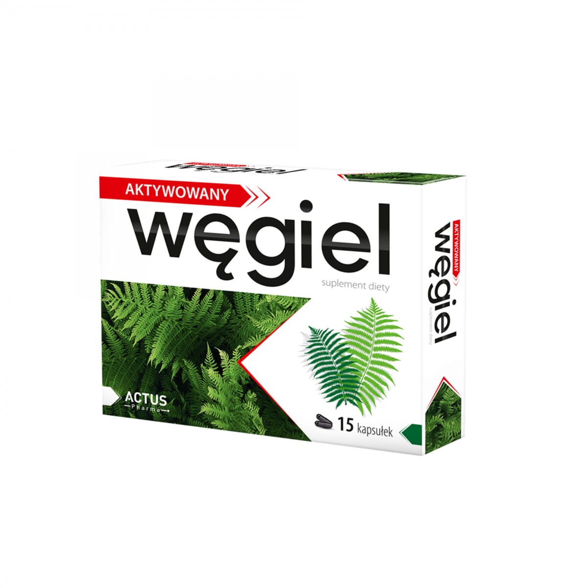 Charbon actif 15 gélules - ACTUS PHARMA