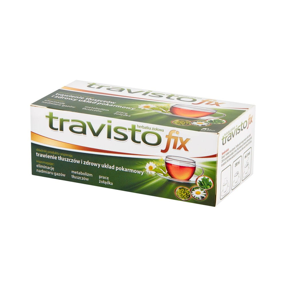 Travisto fix tisane pour le système digestif 20 sachets