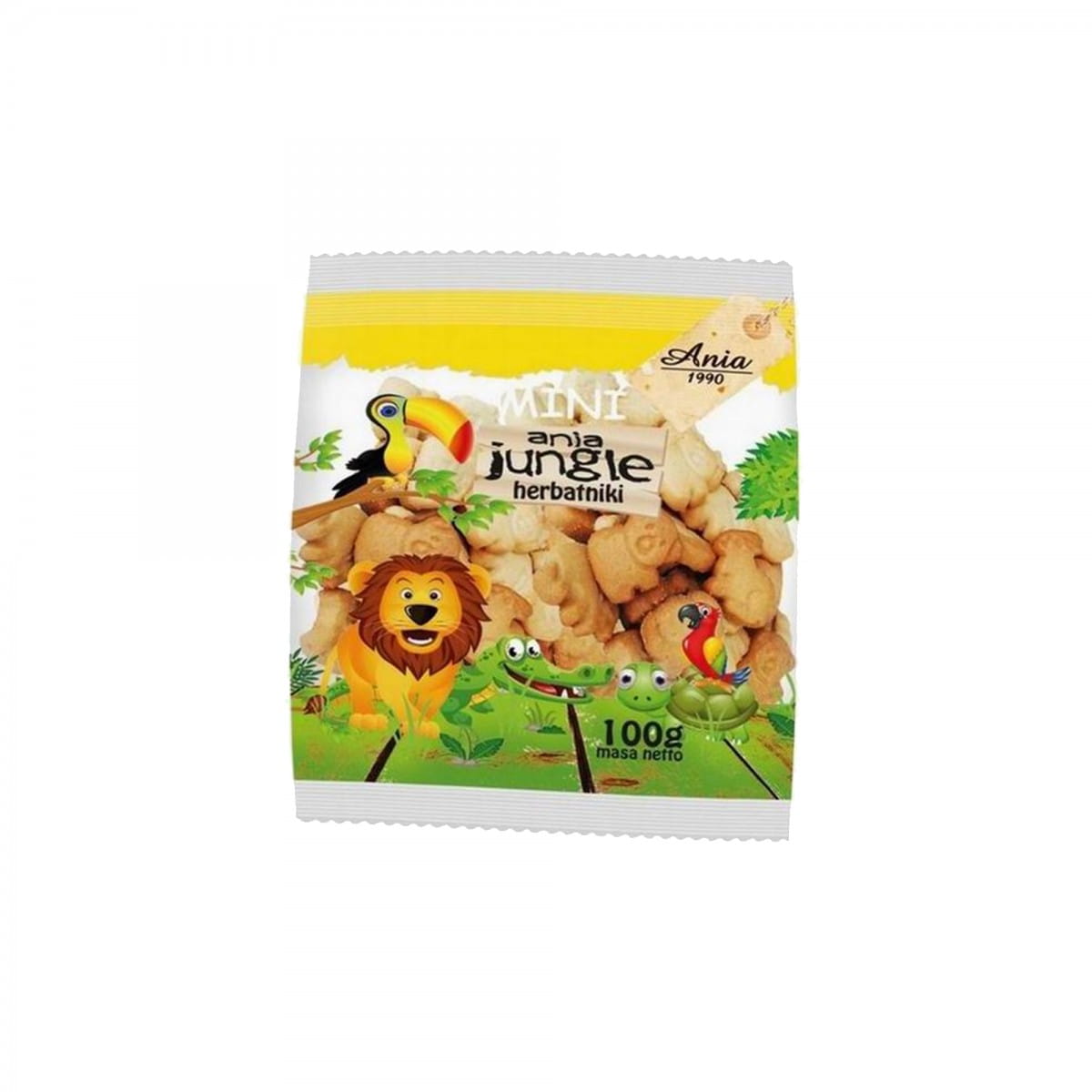 Mini biscuits de l'école de la jungle 100 g ANIA