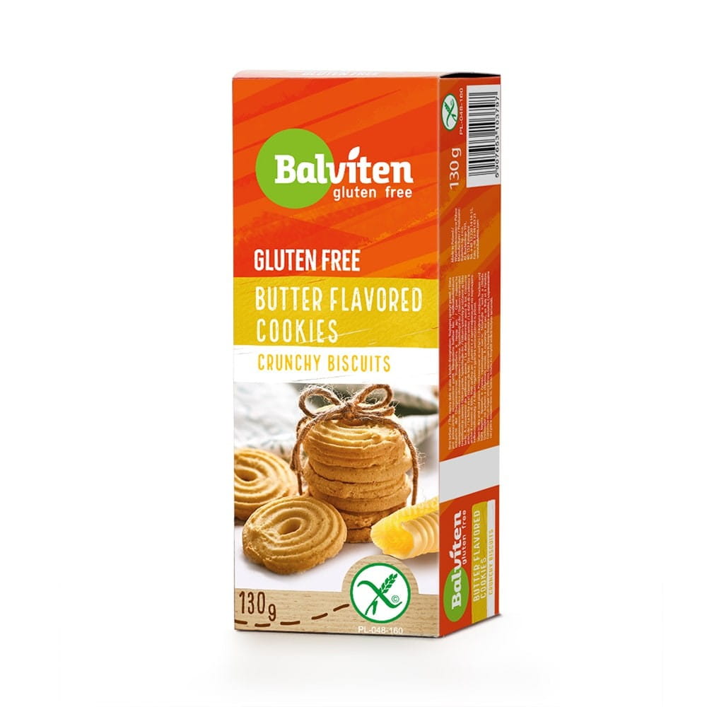 Biscuits sablés au beurre sans gluten 130 g BALVITEN