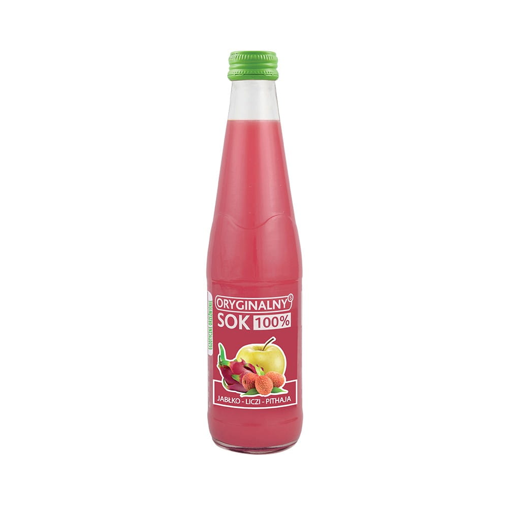 Jus pomme - litchi - pithaja 330 ml