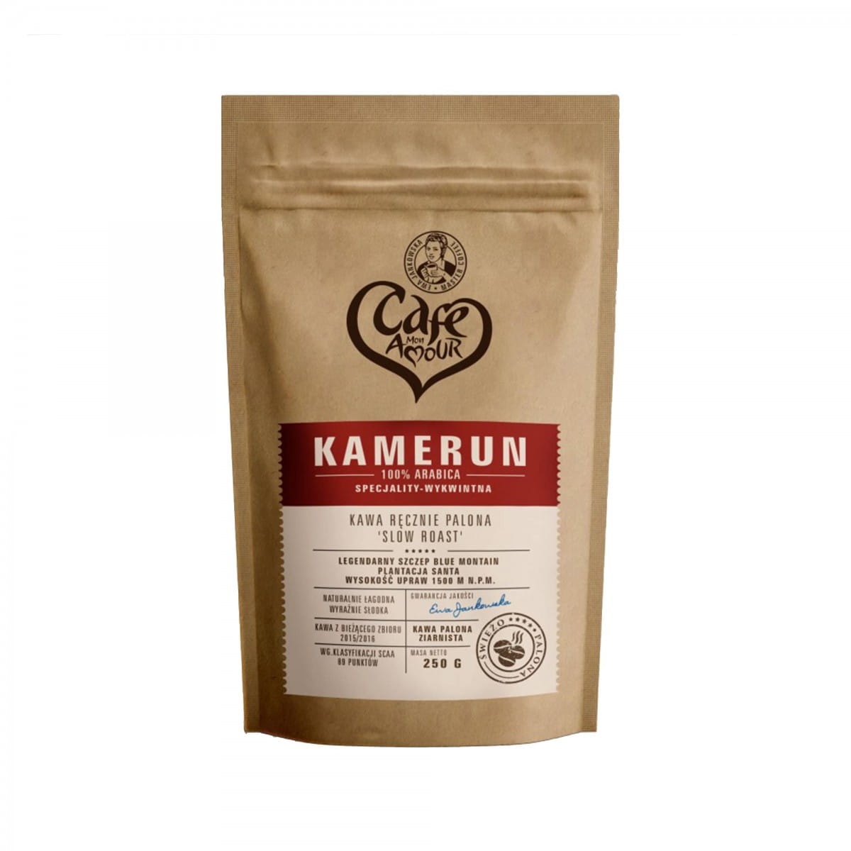 Café torréfié en grains 250g cameroun CAFE AMOUR