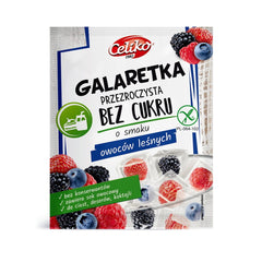 Gelée transparente sans sucre aux fruits des bois 14 g CELIKO