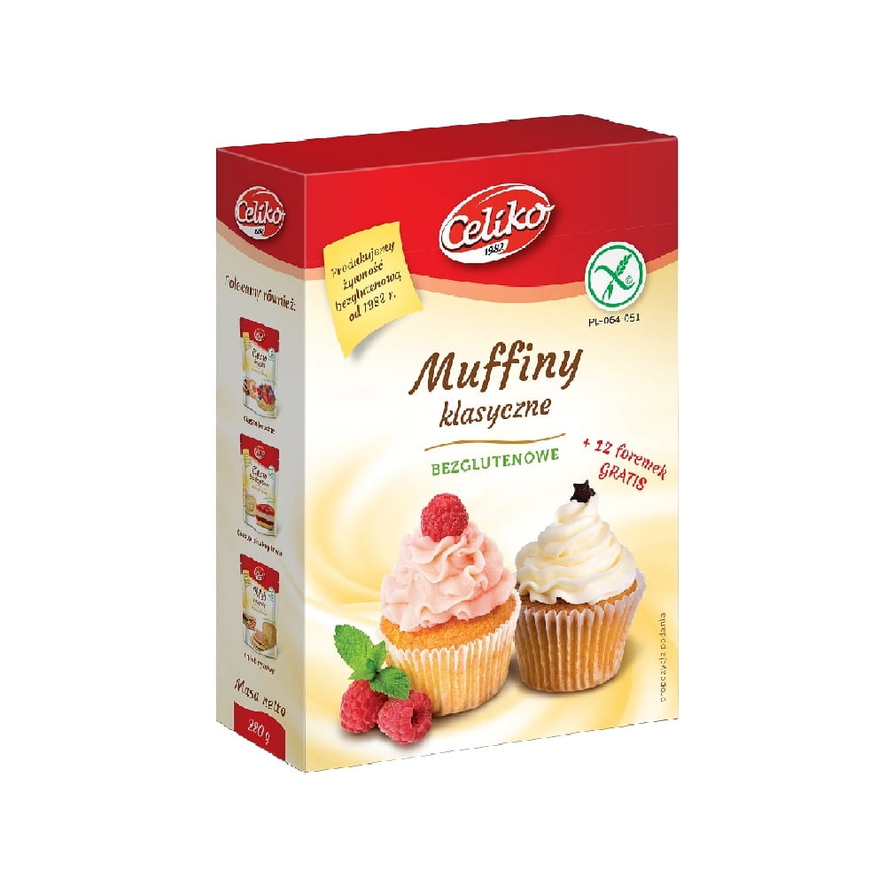 Muffins classiques sans gluten 289 g CELIKO