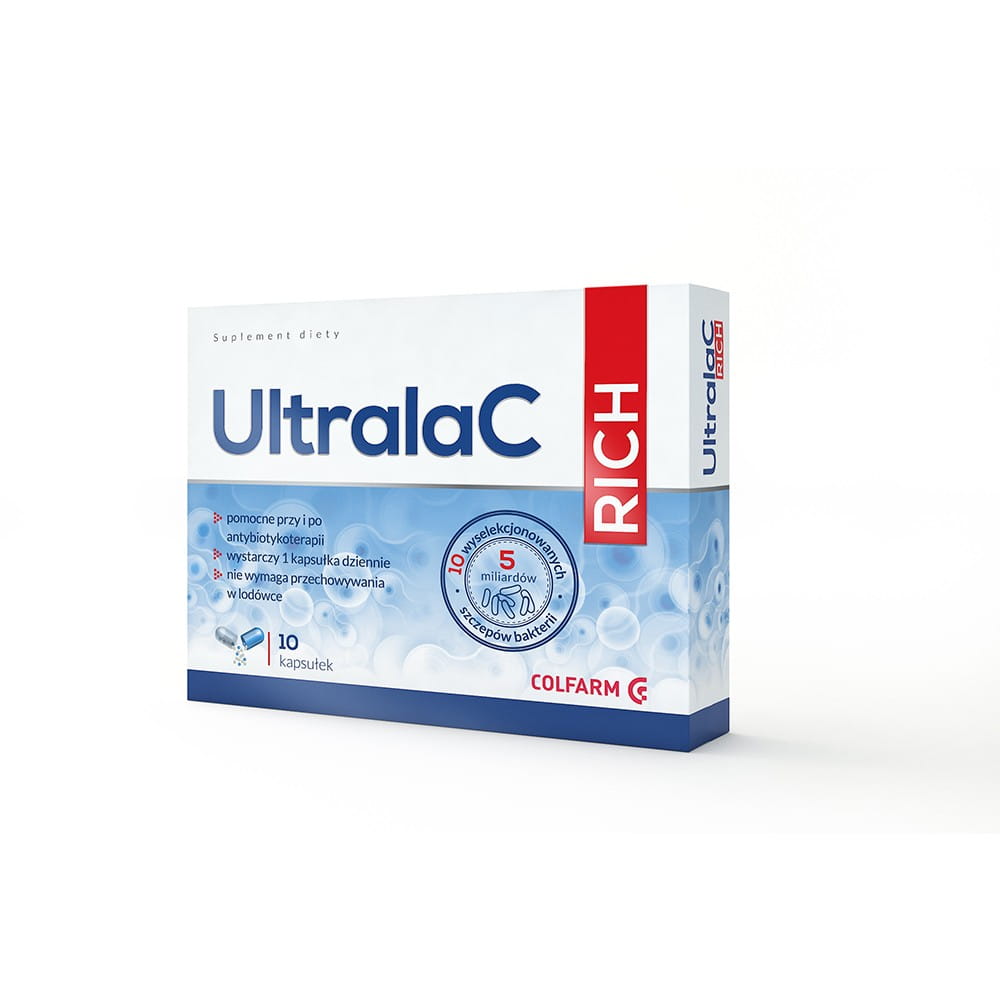 Ultralac riche avec traitement antibiotique 10 gélules COLFARM