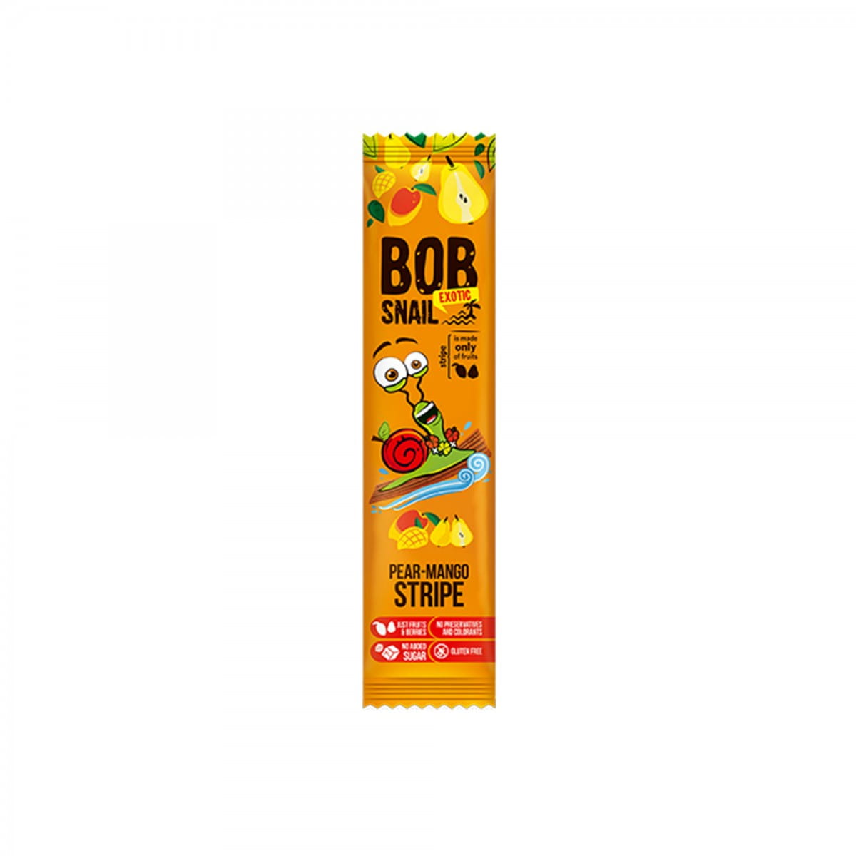 Snack poire et mangue sans sucre ajouté 14 g BOB SNAIL