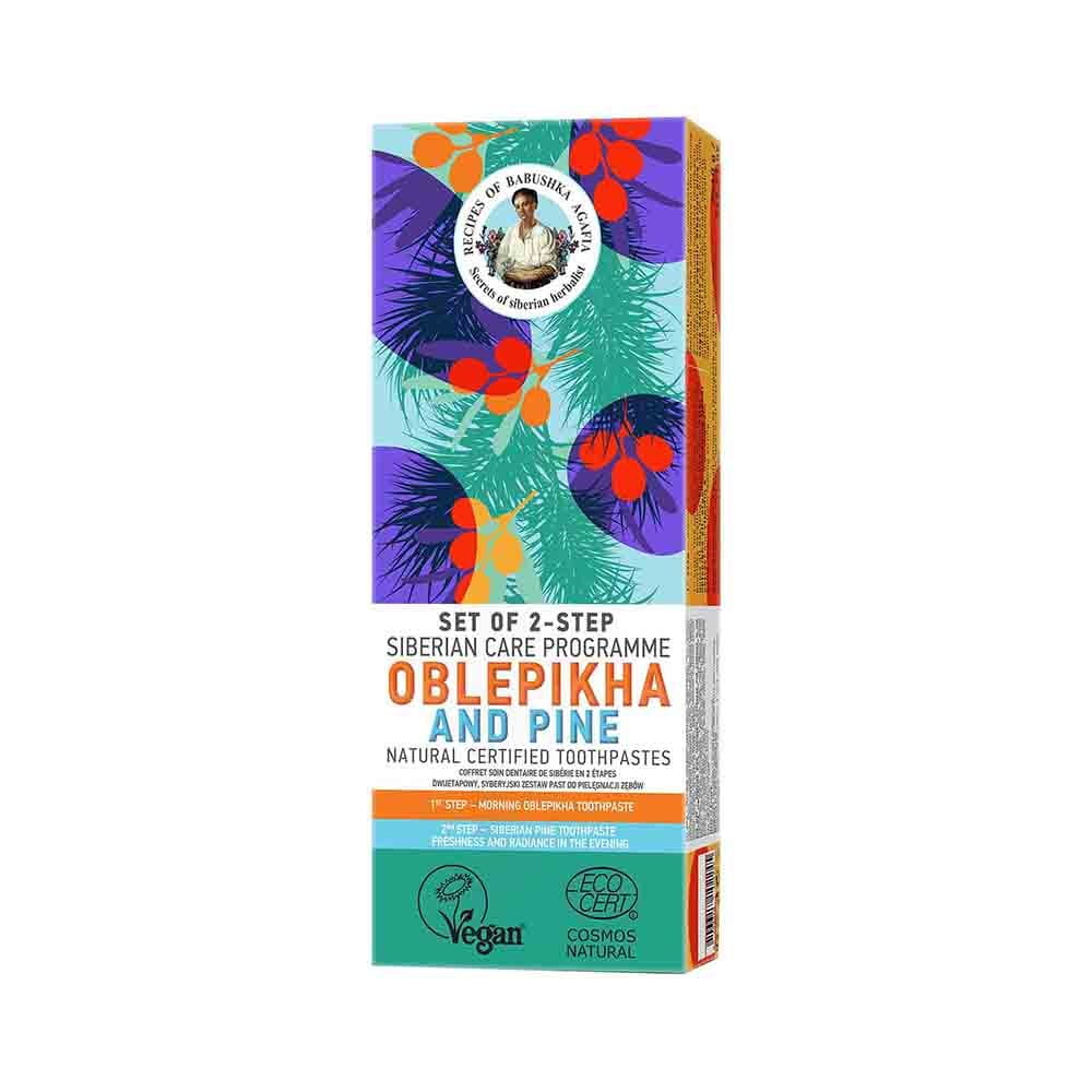 Dentifrice à l'argousier de l'Altaï et au pin 2x60 g AGAFIA