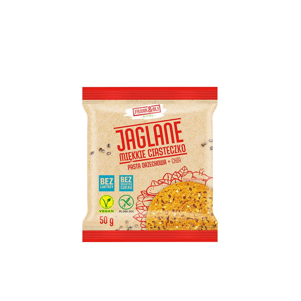 Biscuit à la pâte de noix + chia sans sucre ajouté 50 g