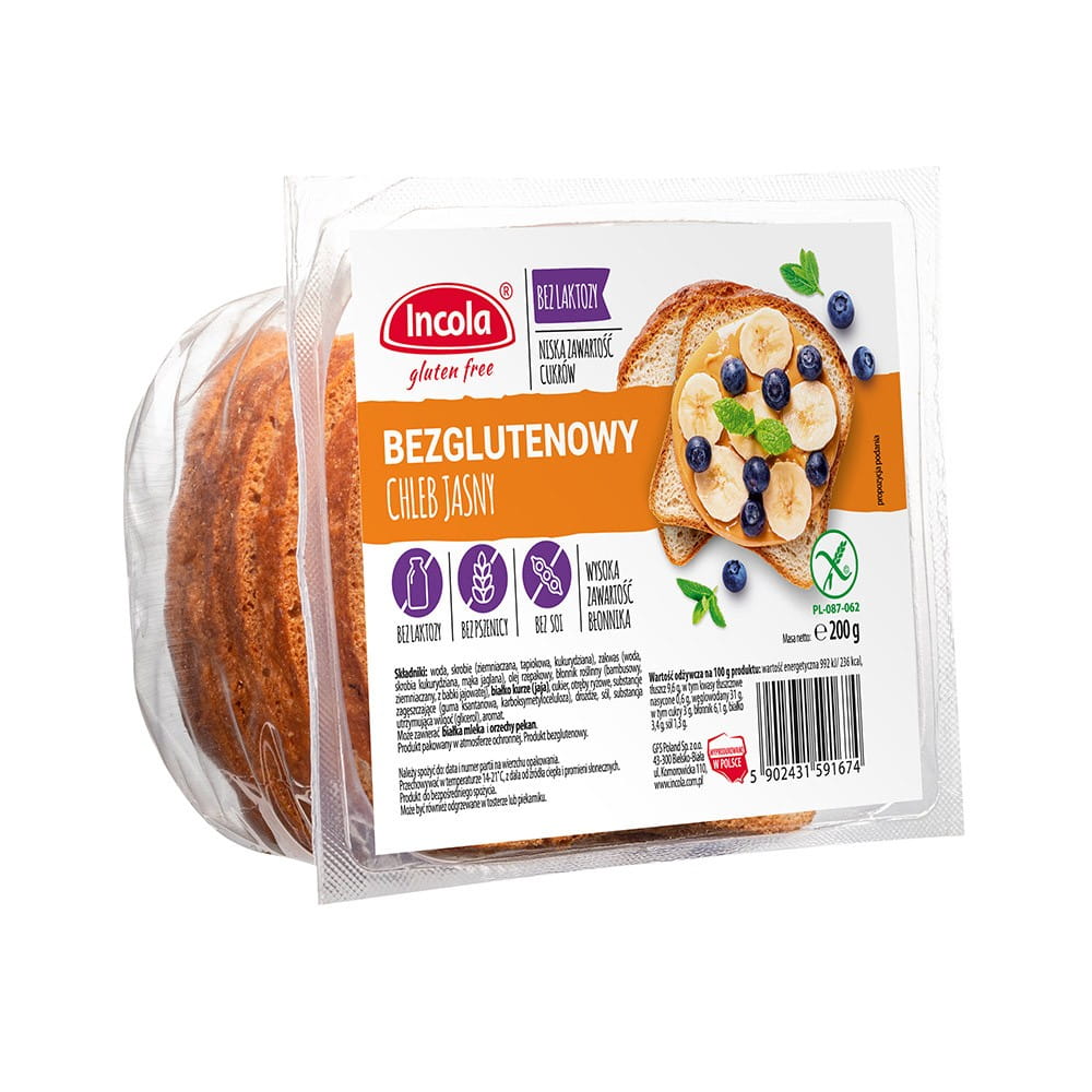 Pain léger sans gluten 200 g GFS POLOGNE