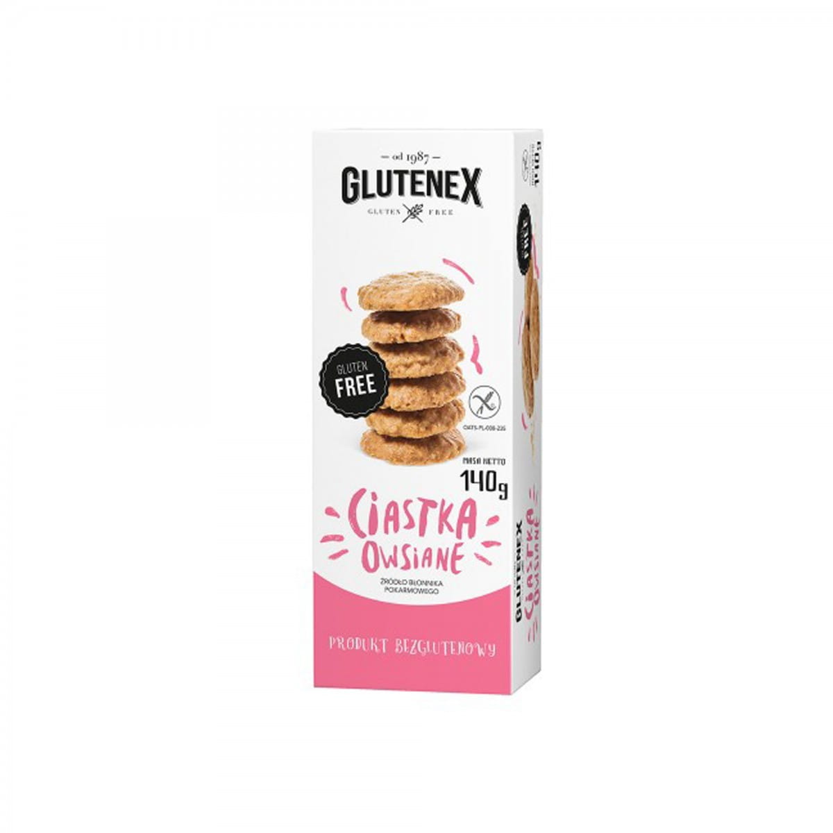 Biscuits à l'avoine sans gluten 140 g GLUTENEX