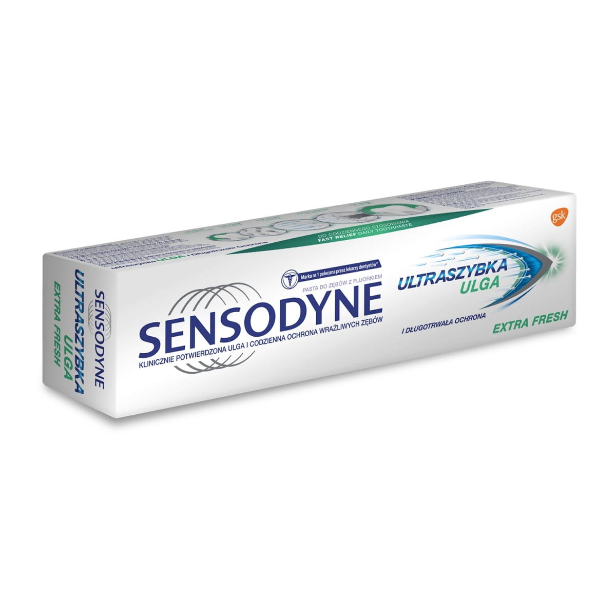 Dentifrice ultra-rapide soulagement extra frais 75 ml