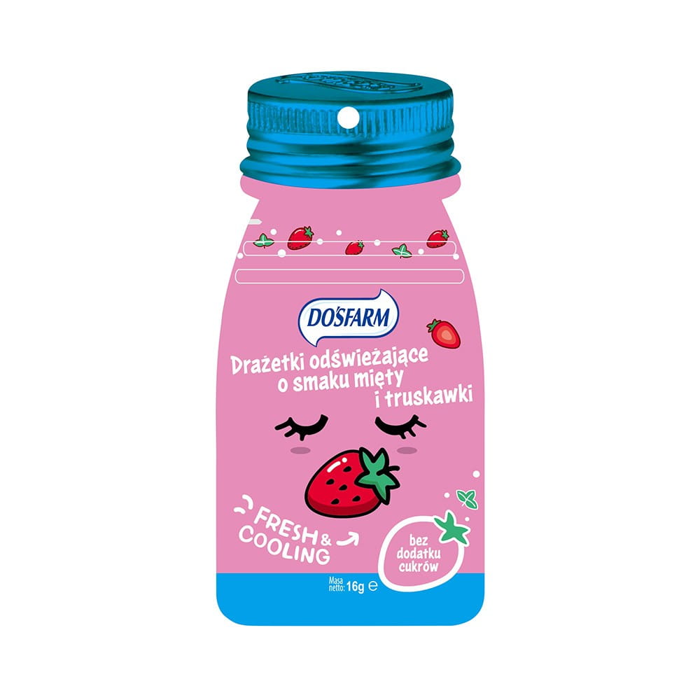 Dragées rafraîchissantes menthe + fraise 16 g