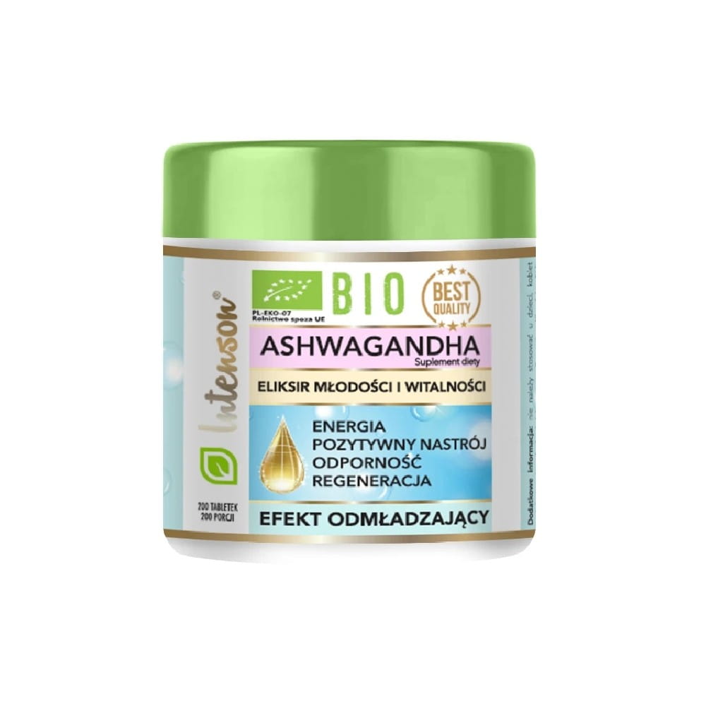 Ashwagandha BIO 100 g 200 comprimés INTENSON