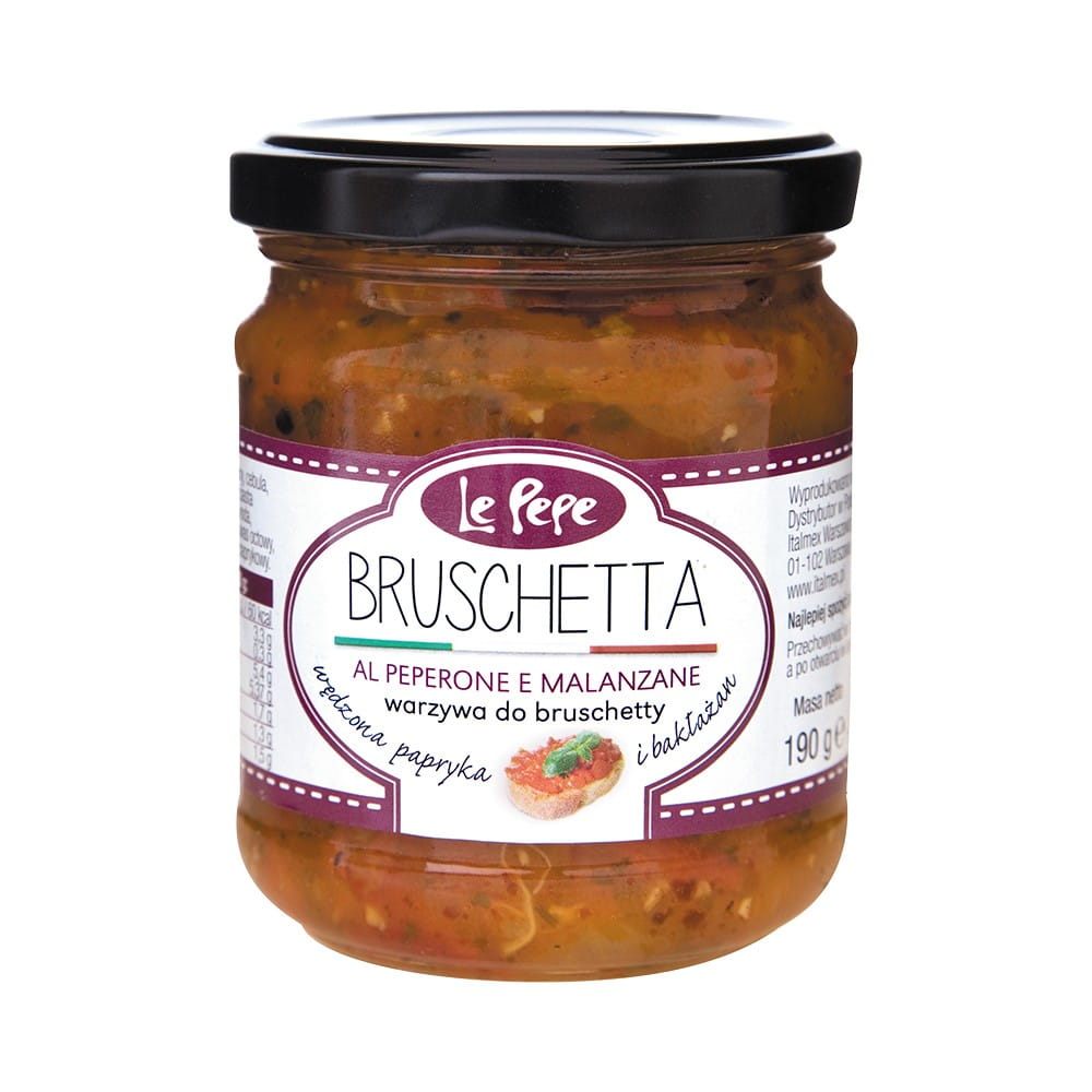 Légumes pour bruschetta - poivron et aubergine 190 g