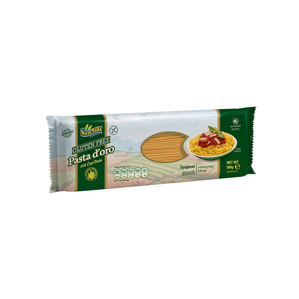 Pâtes spaghetti de maïs sans gluten 500 g ITALMEX