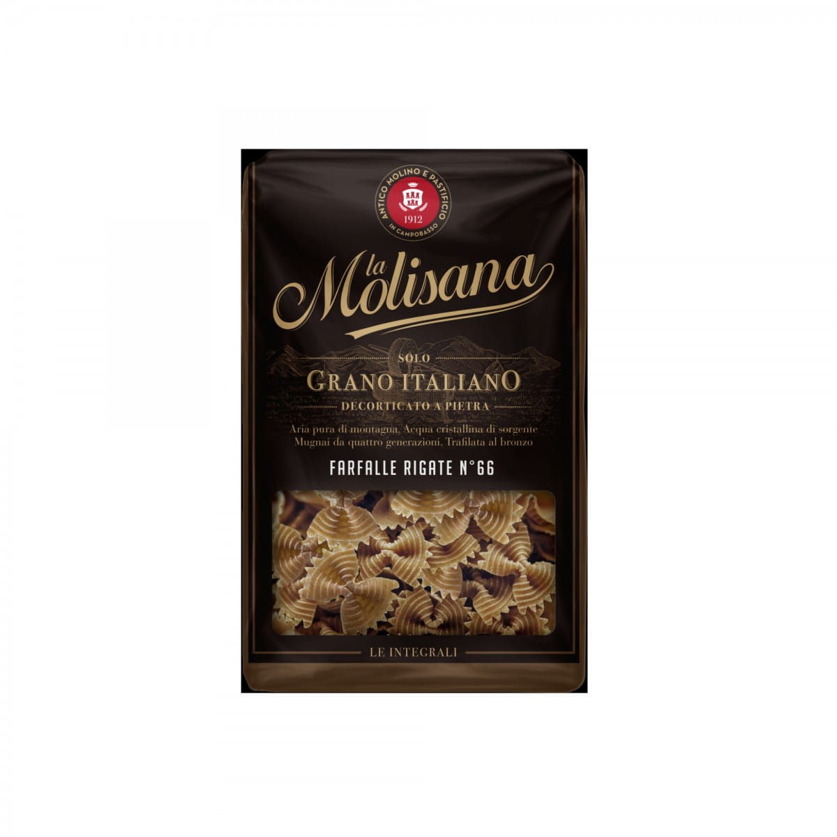 Farfale de pâtes complètes n° 65 500 g LA MOLISANA