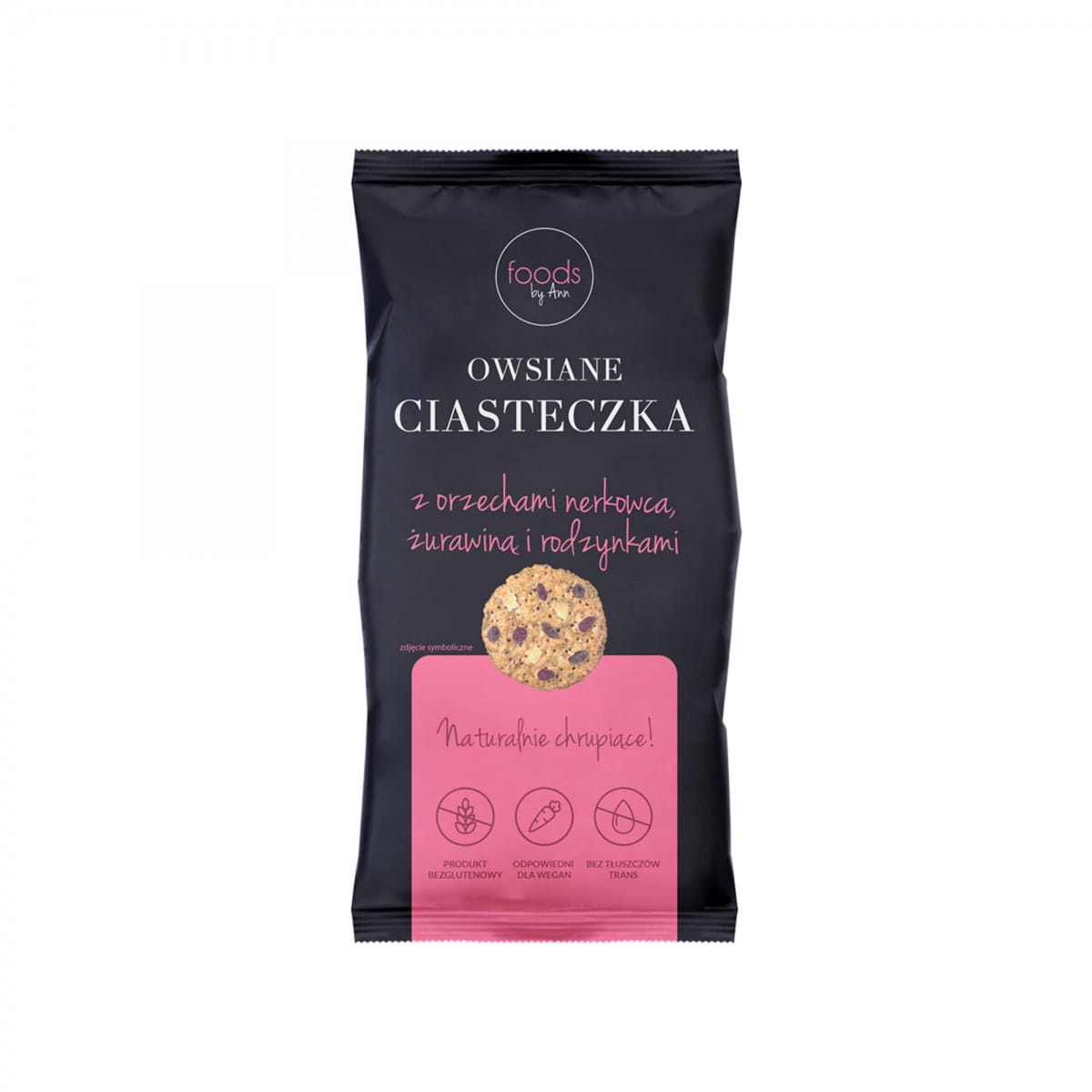 Biscuits à l'avoine avec canneberges et raisins secs 100 g FOODS BY ANN