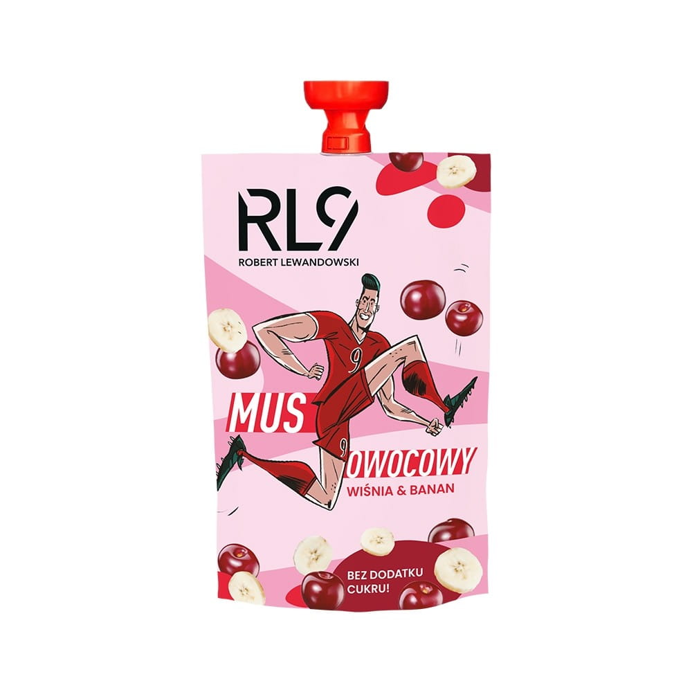 Mousse de fruits cerise & banane 100 g - FOODS BY ANN