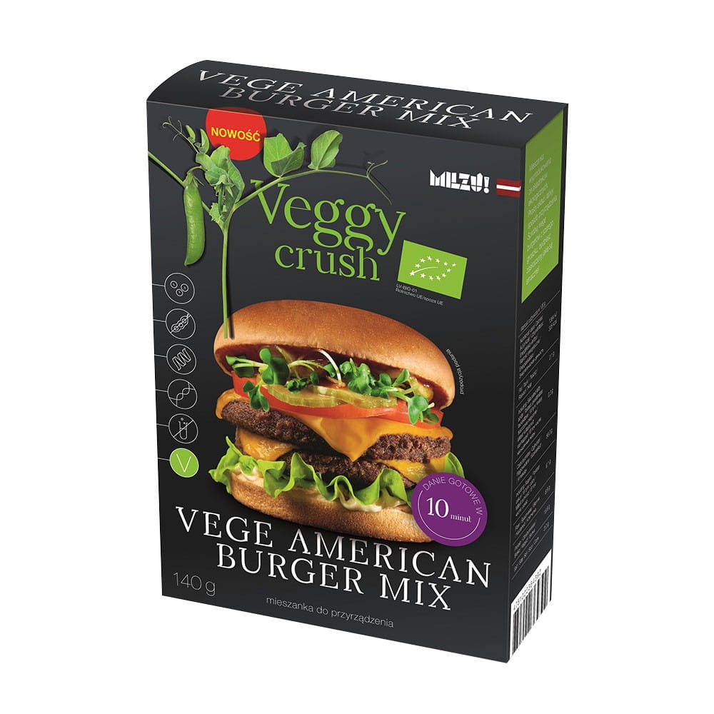 Mélanger pour faire vege american burger BIO 140 g MILZU