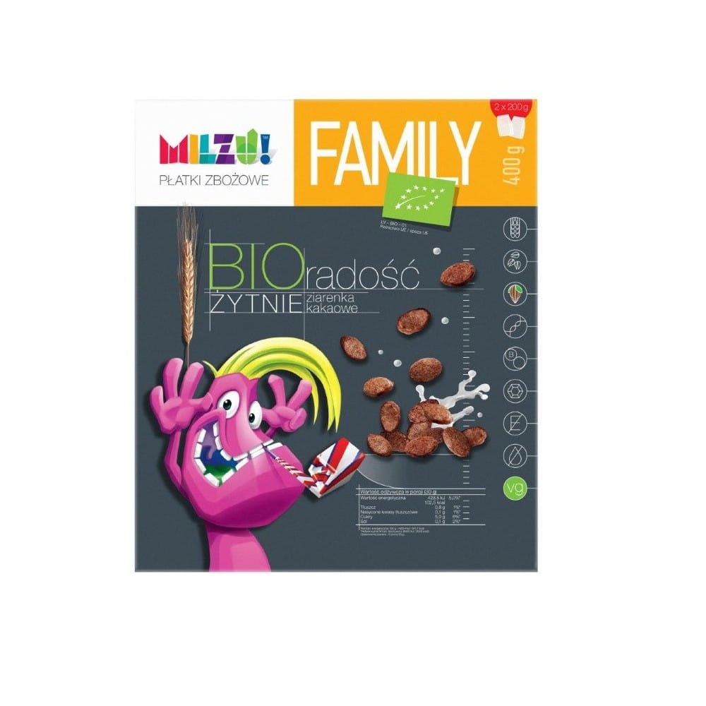 Céréales petit déjeuner joy BIO 400 g MILZU